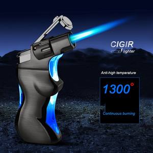 Allume-cigare créatif pour <span class=keywords><strong>femme</strong></span> sexy Allume-cigare à jet de feu Briquet torche butane rechargeable pour fumer Briquet Zorro - Product Image 1