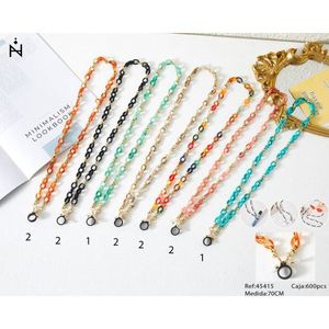 Catena di plastica con chiusura a tre maglie, 70 cm, per occhiali, catena per occhiali - Product Image 1
