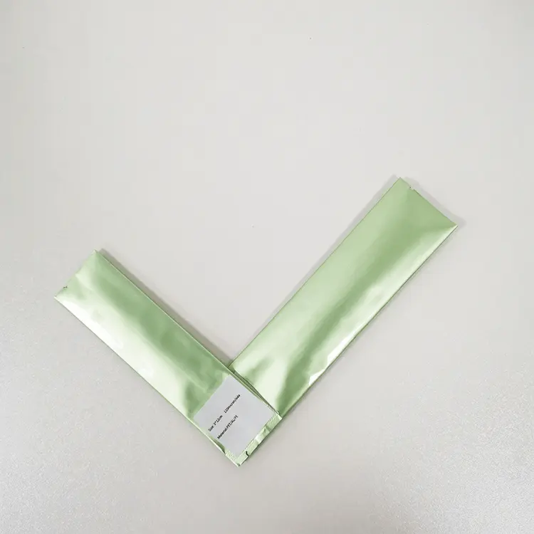 Embalaje instantáneo de café en polvo, bolsas de mylar con sello térmico de papel de aluminio, palo superior abierto