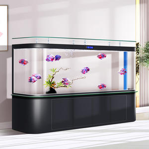 Large Glass Eco-Friendly Ultra Quiet Energy Saving Aquarium <strong>Fish</strong> <strong>Tank</strong> for Living Room with Goldfish Bottom Filter - Product Image 3