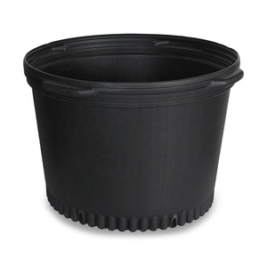 Pot en plastique noir pour pépinière, pot pour plantation d'arbre, 15 pièces, 10 gallons - Product Image 1