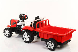 Tractor eléctrico para niños famoso en Internet con cuatro ruedas, control remoto, adecuado para dos personas, adultos y niños - Product Image 3