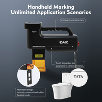 Mesin Penanda Laser Mini Portabel DMK 2026 Desain Baterai Li-Ion untuk Logam/Plastik/Kayu DXF/AI/DWG/DST