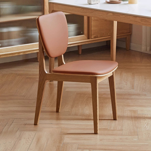 Madeira maciça simples moderna do carvalho que janta a cadeira para o estilo nórdico home para famílias pequenas e restaurantes cadeira macia do saco para o lazer - Product Image 5