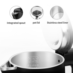 <span class=keywords><strong>Creade</strong></span>-hervidor de agua eléctrico de grado alimenticio para Hotel, calentador de 220V y 0.8L, fabricante, hervidor de agua eléctrico de vapor caliente pequeño - Product Image 4