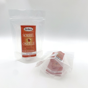 Nhựa Bao Bì Trong Suốt Đóng Gói Doypack Cấp Thực Phẩm Bán Buôn Dâu Tây Raspberry <span class=keywords><strong>Pouch</strong></span> <span class=keywords><strong>Ziplock</strong></span> Đóng Băng Trái Cây Sấy Khô Túi - Product Image 3