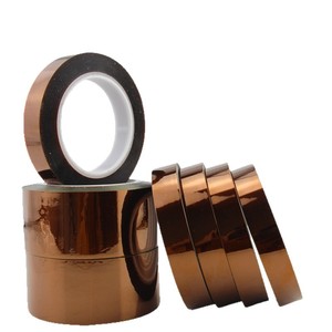 Kapton Brown Gold Finger Tape 0.055mm 100m High Temperature Resistant Insulating Polyimide Tape Electronics Use - Product Image 1