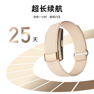 <b>Smart</b> <b>Bracelet</b> With Heart Rate Monitoring No Screen Knitting Band Fashion Style For Women Health Tracking - Product Image 3