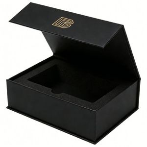 Custom High Quality Luxury Rigid Cardboard Gift Packaging Box with Magnetic Lid Handle for <b>Present</b> High Quality Paper <b>Boxes</b> - Product Image 4