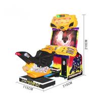 Coloré parc voiture simulateur jeu machine course voiture course jeu machine moto arcade