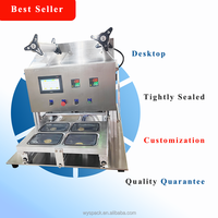 Machine de scellage semi-automatique de table haute vitesse et efficace pour sacs en papier, barquettes en plastique et films, personnalisable en usine