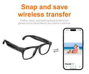 Gafas Inteligentes XK One Pro con IA, Cámara de 1MP, BT 5.4, Asistente de Voz, Traducción, Reconocimiento de Objetos, 260mAh, 37.5g, CE, ROHS, ID, PPE, OEM - Product Image 4