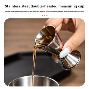 DF BY-5 Bartender Tools 6-Piece Stainless Steel Cocktail <b>Shaker</b> Set with Kettle and <b>Cup</b> Modern Minimalist Design - Product Image 5