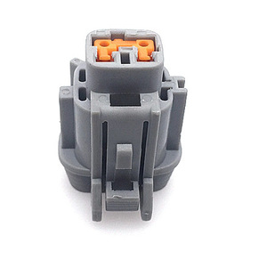 Waterproof Connector For Nissan Cars 2 Pin 2.2mm Plug Fog <b>Light</b> <b>Socket</b> Gray Plastic 6185-0867 - Product Image 2