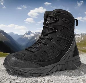 2025 Bottes imperméables de grande taille Bottes de randonnée spéciales antidérapantes Bottes anti-coup de pied - Product Image 1