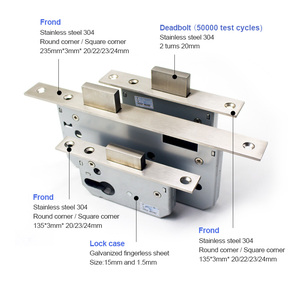 قفل نقر معتمد مقاوم للحريق مقاوم للسرقة متين مع فتح مفتاح خشبي أو - Product Image 3