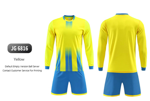 Conjunto de Uniforme de Fútbol Personalizado de Manga Larga para Niños, Uniforme de Equipo para Adultos, Camiseta de Entrenamiento Estampada - Product Image 3