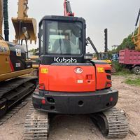 Excavatrice sur chenilles d'occasion 5 tonnes KX165-5 en bon état, modèle 2020, provenance Japon, avec pince et attache rapide, moteur inclus