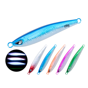 Señuelo de pesca de <span class=keywords><strong>sardina</strong></span> multicolor de 60g, 80g, 100g, 120g, de acero inoxidable, para pesca en barco oceánico con láser. - Product Image 1