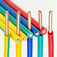 Câble électrique monobrin en cuivre BV isolé PVC, câble électrique industriel pour le câblage des bâtiments, 1,5 mm, 2,5 mm, 4 mm, IP65