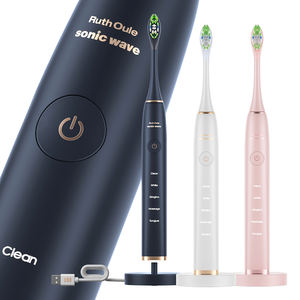 Spazzolino Elettrico Sonico Professionale IPX7 USB con LED Setole Morbide e Dure DuPont Vibratore Intelligente Impermeabile per Uso Domestico - Product Image 1