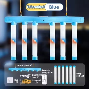 2025 mới nhất trẻ em phản ứng đào tạo thanh đồ chơi điện phản xạ thách thức trò chơi đầy màu sắc đèn RC bắt Gậy cho quà tặng - Product Image 3