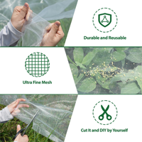 Filet de protection UV anti-insectes pour serres agricoles et jardins, idéal pour les légumes et les arbres