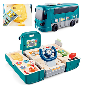 Jeu de déformation multifonction en plastique, 12 pièces, avec <span class=keywords><strong>volant</strong></span>, pour enfant, cadeau - Product Image 1