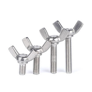 Vis à oreilles en acier inoxydable DIN 316, fabrication directe d'usine, M10, finition brute, vis papillon, vis <span class=keywords><strong>Molly</strong></span>, <span class=keywords><strong>M3</strong></span>, M8 - Product Image 1