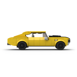 MOC M03096 Coche de Ciudad de Alta Velocidad, Campeón de Carreras, Superauto Clásico, Bloques de Construcción, Ladrillos de Carreras, Súper Técnica, Garaje Creativo, Set DIY - Product Image 3