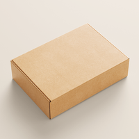Boîte d'expédition d'expédition imprimée de logo personnalisé 32ECT écologique et dégradable de haute qualité avec mat vanish