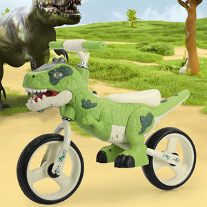 Nieuwe Dinosaurus Kinder Loopfiets <span class=keywords><strong>2</strong></span>-3 Tot 6 Jaar Oude Pedaal Tweewielige Fiets Dinosaurus Scooter - Product Image 2