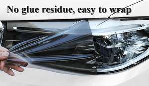 ملصق سيارة TPU PPF ذاتي الشفاء دخان غطاء إضاءة أمامي أسود مع حماية ضد الخدوش الصغيرة لمصابيح السيارة - Product Image 5