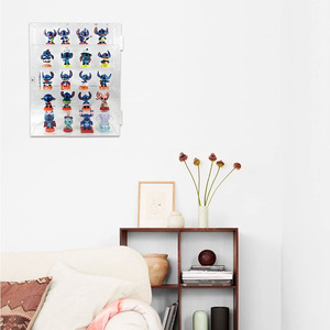 Estuche de exhibición acrílico para figuras de Mini Pop <span class=keywords><strong>Funko</strong></span>, caja de almacenamiento de 4 capas, organizador de armario, montado en la pared, transparente - Product Image 3