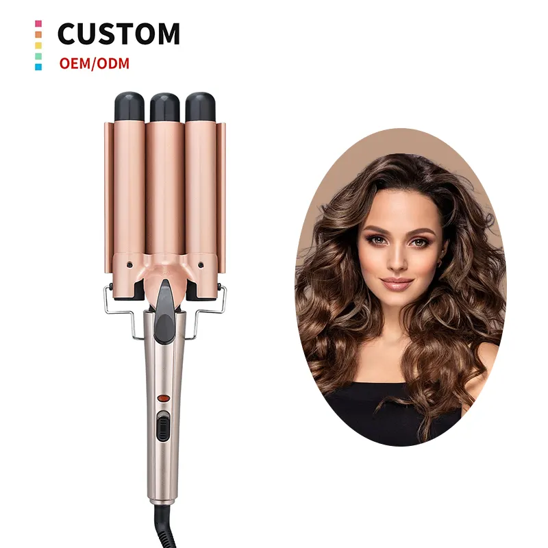 Wenzhou SHENYUAN on off Heat Up rapidamente Hair Waver 3 botte di ferro bigodino