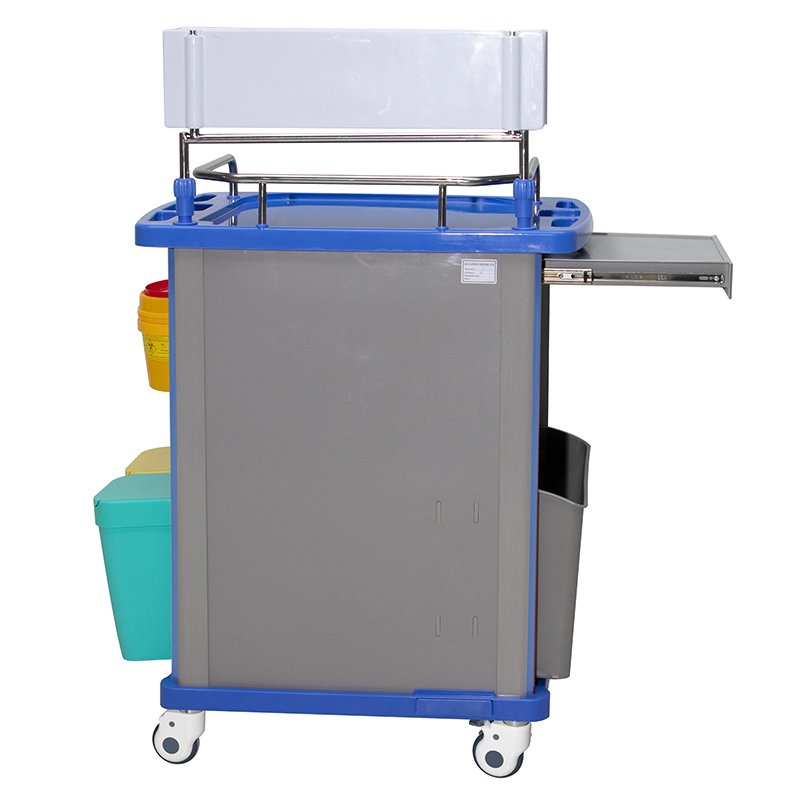 MN-AC001 ABS Treatment Emergency Trolley Anesthesia Cart With Drawers