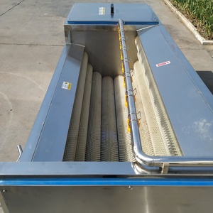 304 Stainless Steel Commercial <b>Fruit</b> and <b>Vegetable</b> Washing <b>Machine</b> for Cassava & Carrot Cleaning 220/380V Easy to Operate - Product Image 5