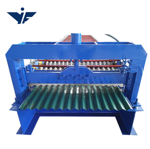 Mini ondulé rouleau formant la machine à cintrer les tôles 990 toit faisant à vendre avec certificat CE BV - Product Image 5