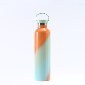 Frasco de acero inoxidable colorido de gran capacidad de 750ml y <span class=keywords><strong>1000ml</strong></span> al por mayor con asa y tapa para senderismo - Product Image 5
