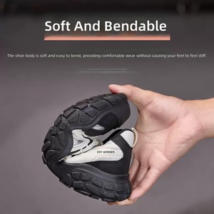 Scarpe Antinfortunistiche Donna Estive/Primaverili Senza Metallo, Traspiranti in Mesh a Nido d'Ape, con Puntale Composito Antiperforazione, Ideali per Aeroporti - Product Image 2