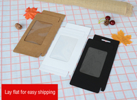 Boîte chinoise usine boîte de papier cadeau personnalisé pas cher avec fenêtre boîte de boîtier de téléphone portable
