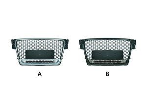 Vente en gros Nouveau style de pièces automobiles Grille avant en nid d'abeille ABS pour Audi <span class=keywords><strong>A4</strong></span> <span class=keywords><strong>S4</strong></span> <span class=keywords><strong>B8</strong></span> Mise à niveau vers RS4 avec kits Quattro Style 2008-2012 - Product Image 5