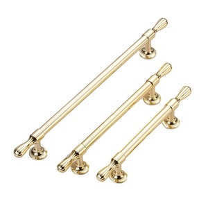 French Style Cabinet Bar <b>Handles</b> Chrome Plated Zinc Alloy Durable For Drawer Door Kitchen Bathroom Furniture - Product Image 5