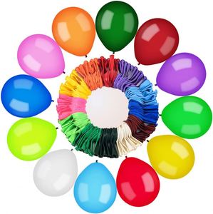 Wholesale 100 Pieces 12" 2.8g Latex Balloons Mixed Bright Colors <b>Kids</b> Birthday Party Decoration Christmas Easter <b>Valentine's</b> Day - Product Image 1