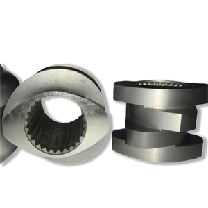 Chịu mài mòn song song đôi vít Thùng <span class=keywords><strong>masterbatch</strong></span> đùn cho nhựa & cao su bộ phận máy móc - Product Image 5