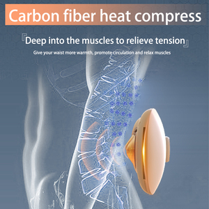 Dispositivo médico para el dolor de espalda: masajeador de cintura inteligente portátil con funciones de calefacción, impulso y presión de aire - Product Image 2
