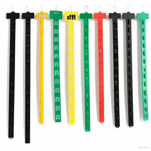 Bande de présentation suspendue <span class=keywords><strong>pour</strong></span> supermarché, clips en plastique PP <span class=keywords><strong>pour</strong></span> affiches, 12 crochets - Product Image 2