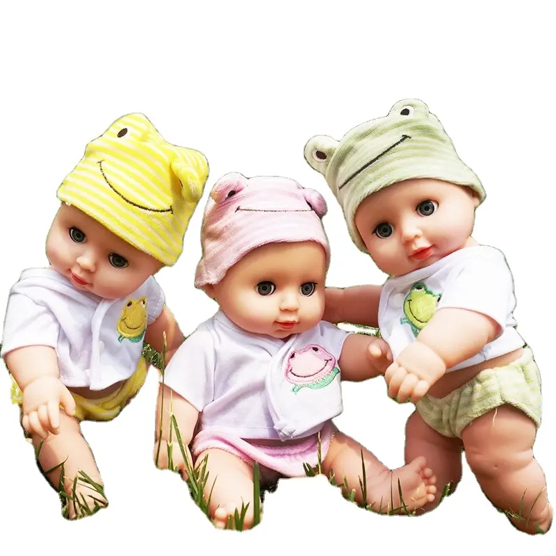 Soft Body Baby puppe mit Stram pler, Hut-wasch bares Puppen zubehör, erste Baby puppen für Kleinkinder 18 Monate perfektes Balletts pielzeug