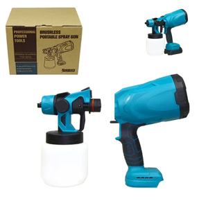 Akülü elektrikli püskürtücü 1000ml büyük kapasiteli şarj edilebilir püskürtme makinesi yüksek atomizasyon Airbrush