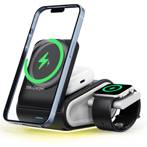 Lámpara de cargador inalámbrico magnético portátil de diseño único 15W para <span class=keywords><strong>iPhone</strong></span> 12-17 Apple Watch AirPods OJD-<span class=keywords><strong>133</strong></span> - Product Image 6